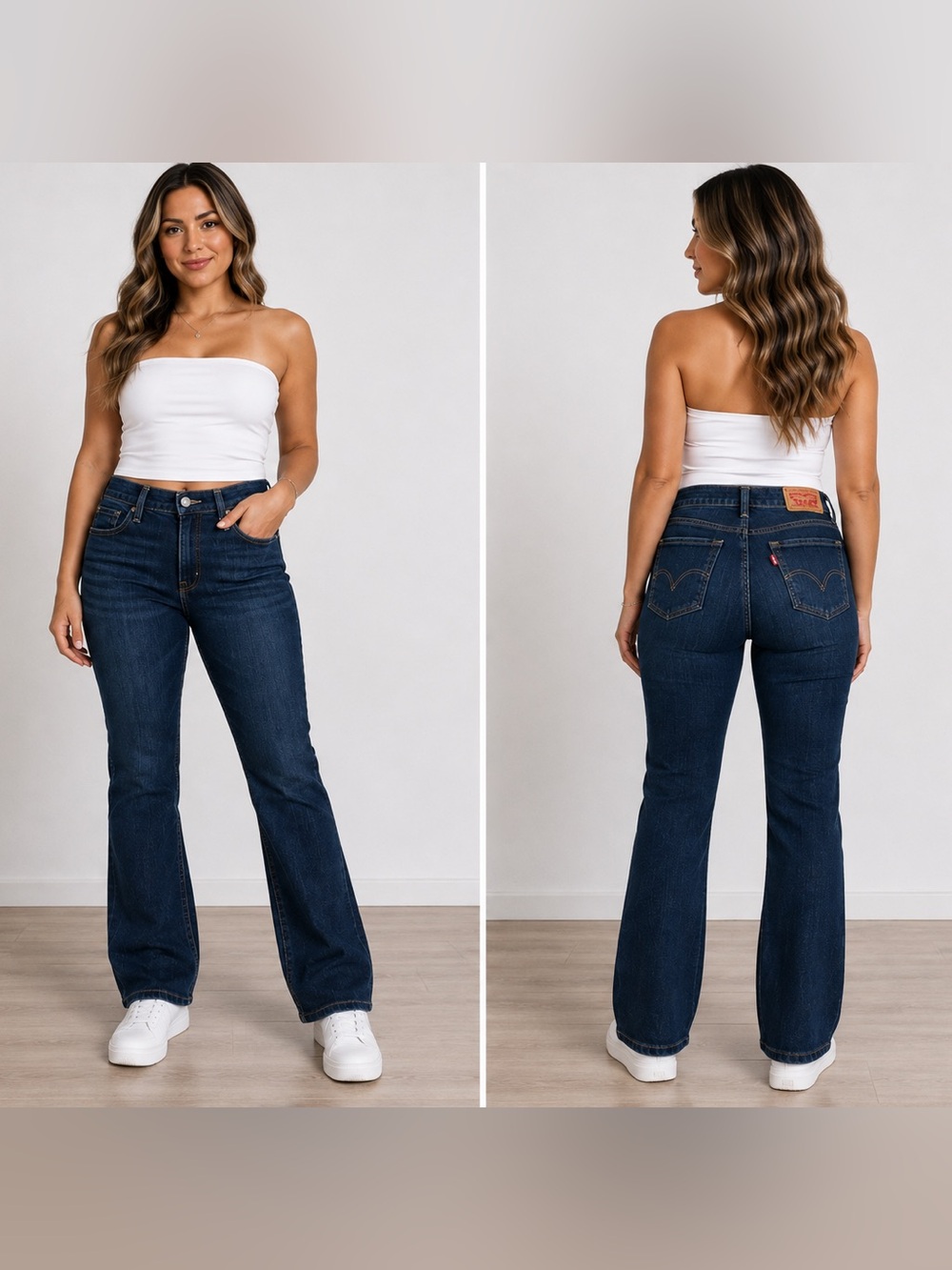 Levi’s 525 Perfect Waist Straight Jeans Women’s Size 12M W31 L32 Dark Wash Stret